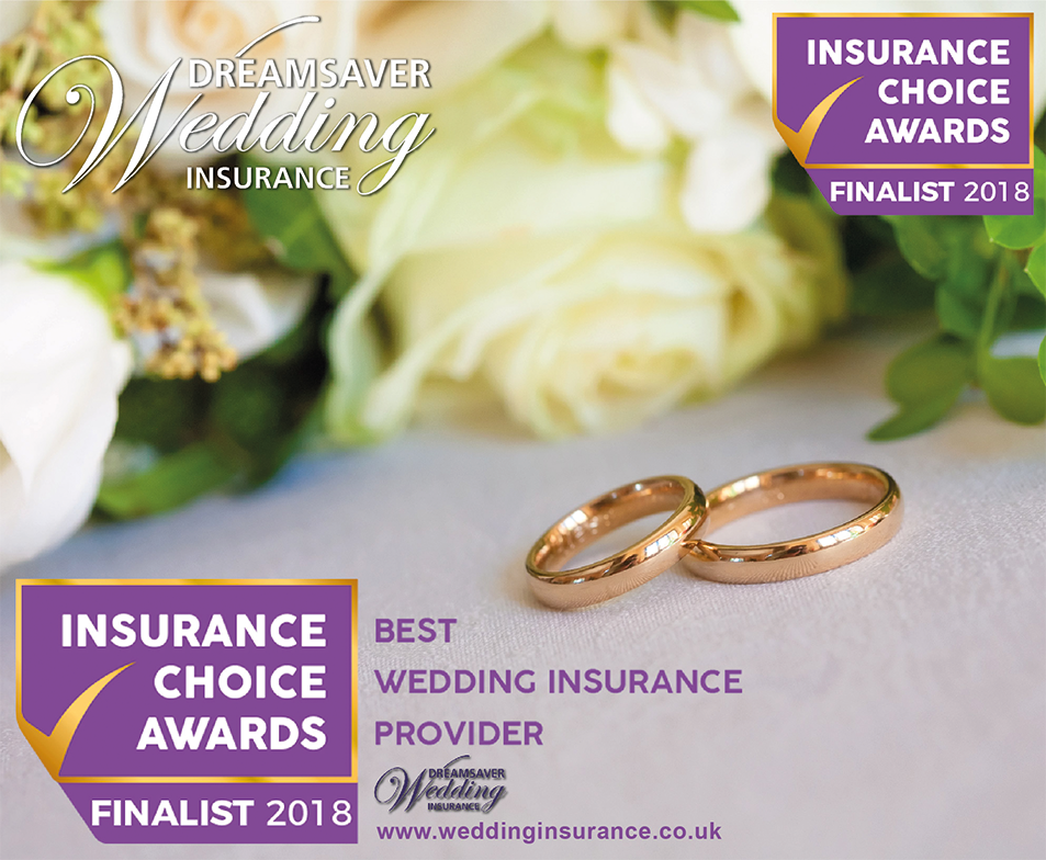 Dreamsaver Wedding Insurance Finalist for Insurance Choice Awards