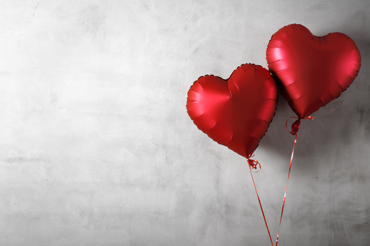 Valentines Heart Balloons